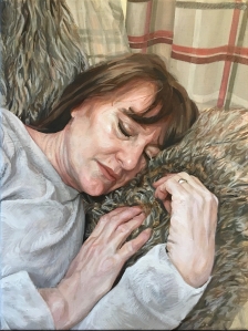 'The Painter's Mother', 2019. Oil-on-Canvas, 30x40cm.